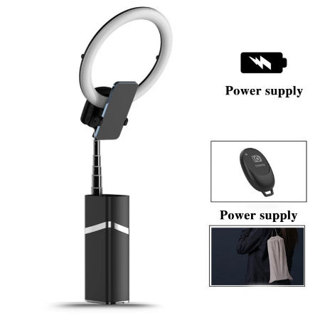 ARO LED 10* PLEGABLE C/ TRIPODE Y CONTROL REMOTO LED-HX1501